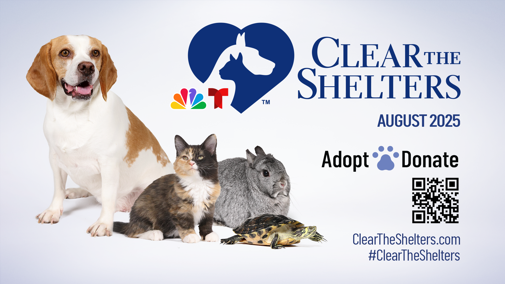 Clear the Shelters 2025 Logo